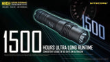 Nitecore Multitask Hybrid Series (EDC) MH10S 1800 Lumen LED Flashlight with 21700 rechargeable 4000mAh battery