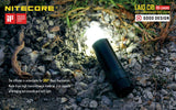 Nitecore Black Body LA10CRi 85 Lumen high CRi≥90 compact Camping, Purse & Keychain LED Flashlight