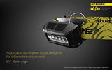 Nitecore NU10 160 Lumen USB rechargeable LED headlamp/worklight and EdisonBright brand USB charging cable bundle