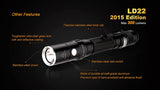 Fenix LD22 G2 2015 Edt 300 Lumens LED Flashlight