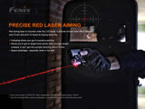 Fenix GL22 750 Lumen LED Flashlight/Laser Combo, for Most Handguns and Pistols with EdisonBright Cable Carrying case