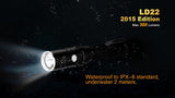 Fenix LD22 G2 2015 Edt 300 Lumens LED Flashlight