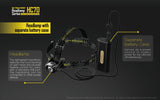 NITECORE HC70 1000 Lumen CREE LED Headlamp with detached Battery Case with EdisonBright USB Charging Cable