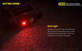 Nitecore HC65 1000 Lumens CREE LED headlamp and rechargeable 3400mAh Li-ion battery with EdisonBright USB powered reading lamp