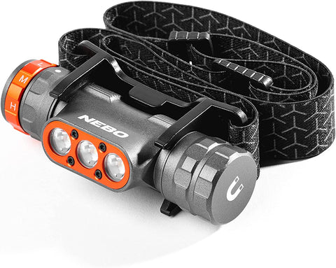 Nebo Transcend 1500 Rechargeable Headlamp, Bright Head Light with 5 Light Modes
