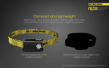 New Nitecore NU20 360 Lumens CREE LED USB rechargeable runners Headlamp with USB cable included.