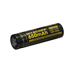 Nitecore NI14500A IMR 14500 6.5A 650mAh 3.7V Unprotected Lithium Manganese (LiMn2O4) Flat Top Battery