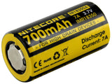 Nitecore NL18350A IMR 18350 700mAh 3.7v High-Drain 7A Lithium Manganese (LiMn2O4) unprotected Flat Top Battery