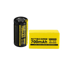 Nitecore NL18350A IMR 18350 700mAh 3.7v High-Drain 7A Lithium Manganese (LiMn2O4) unprotected Flat Top Battery