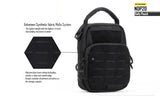 Nitecore Black NDP20 Light weight Hard-Use Military-Spec 1000D CORDURA® High-strength Nylon Daily Carry Flashlight Accessories Pouch/Man Bag