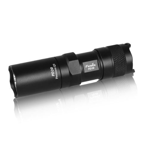 Fenix PD20 CREE Q5 Mini LED Flashlight, Black, 180 Lumens, Uses 1 X CR123A Battery