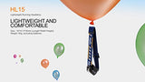 EdisonBright Fenix HL15 200 Lumen light weight CREE LED running Headlamp (Blue color body) with 2 X AAA alkaline battery bundle