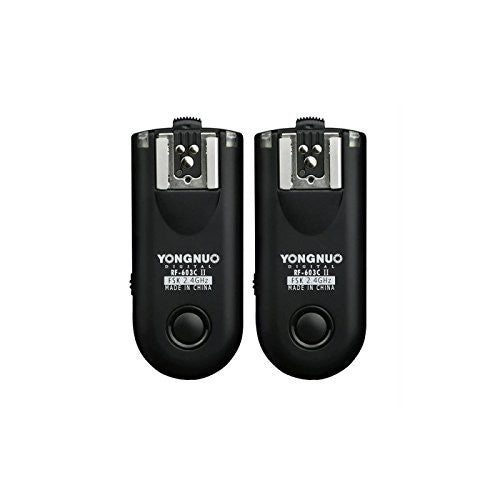 Yongnuo RF-603 C3 2.4GHz Wireless Flash Trigger/Wireless Shutter Release Tranceiver Kit for Canon 1D/5D/7D/50D/40D/30D/20D/10D Series