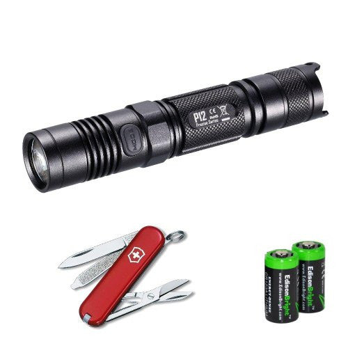 NITECORE P12 950 Lumens high intensity CREE XM-L2 LED long throw tactical flashlight