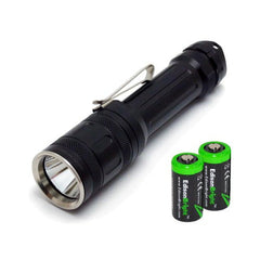 Sunwayman Falcon F20C CREE XM-L2 LED Tri-colored 780 lumen Flashlight with 2 X EdisonBright CR123A Lithium batteries