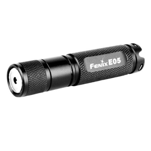 Fenix E05 Black 27 Lumens Keyring EDC LED Flashlight