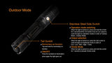 Fenix Flashlights FX-PD35TAC Flashlight, 1000 Lumen, Black