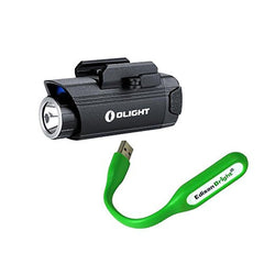 Olight PL1 Valkyrie 400 lumen LED pistol light with EdisonBright USB reading light bundle