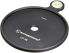 Sunwayfoto Add-on Offset Bubble Level Plate LP-76 76mm diameter for Tripod / Head