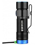 Olight S1R Turbo S USB rechargeable 900 Lumen CREE LED Flashlight, Rechargeable battery with EdisonBright brand USb AC & Car chargers