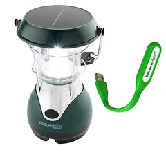 Nebo 5959 WEATHERRITE LED Solar/wind-up rechargeable Eco camping/emergency Lantern with EdisonBright USB Flexible LED reading Light