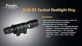 EdisonBright Fenix TK15UE 2016 Version CREE LED 1000 Lumen Tactical Flashlight, Fenix ALG-01 Picatinny/Weaver Weapon Rail Mount and Two CR123A Lithium Batteries Bundle