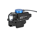 Olight PL MINI 2 Valkyrie 600 Lumen Magnetic USB Rechargeable adjustable rail mount Pistol Light with EdisonBright USB powered LED light