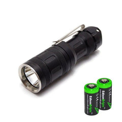 Sunwayman Falcon F10R CREE XM-L2 LED Tri-colored 290 lumen Flashlight with EdisonBright CR123A Lithium battery