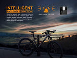 EdisonBright Fenix BC35R 1800 Lumen Cree LED USB Rechargeable Pedestrian Friendly Bike Bicycle Light Anti-Theft Alarm BBX3 Charging Cable Carry case