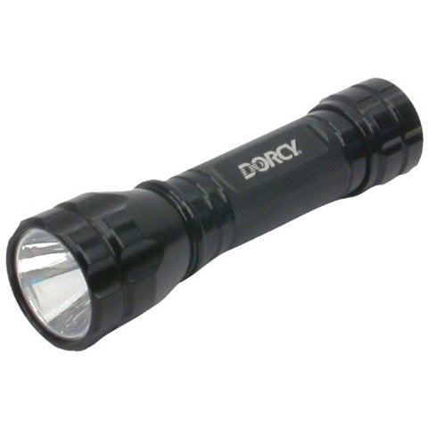 Dorcy 41-4289 Weather Resistant Tactical LED Flashlight with Aluminum Construction, 190-Lumens, Black Finish