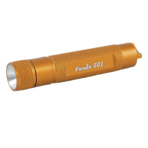 Fenix E01 10 Lumens EDC Gold Keyring LED Flashlight