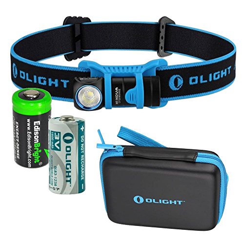 EdisonBright Olight H1 500 Lumen CREE LED headlamp/Utility Pocket lamp CR123A Lithium Battery