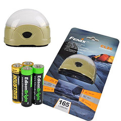 Fenix CL20 165 Lumen dedicated camping light with 2X EdisonBright AA Alkaline batteries