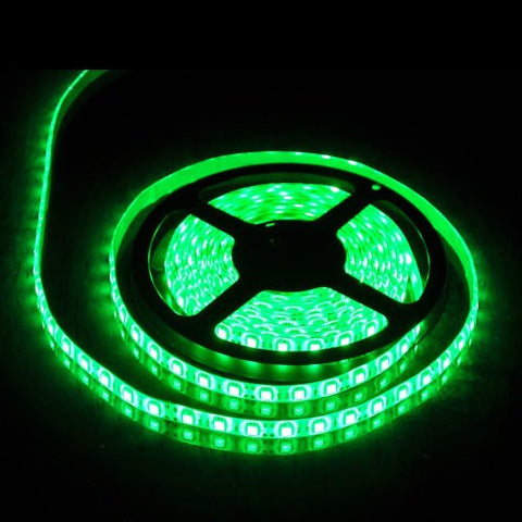 Flexible GREEN LED Strip 16.4ft 300 LED SMD 12V , 5m Waterproof, 5050 G EdisonBright Brand.