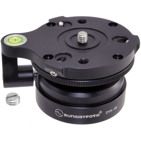 SunwayFoto DYH-66i Leveling Base for Medium Still Cameras, 22 lbs Capacity