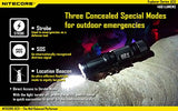 EdisonBright NITECORE EC22 1000 Lumens CREE LED rotary control variable brightness flashlight 2X CR123A Lithium Batteries bundle