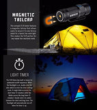 Olight S1R Turbo S USB rechargeable 900 Lumen CREE LED Flashlight, Rechargeable battery with EdisonBright brand USb AC & Car chargers