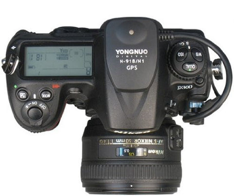Yongnuo GPS Receiver N-918 N1 For Nikon D700 D300 D200 D2X D2XS D2HS D3 D3X Nikon GP-1 Compatible