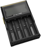 Nitecore Digicharger D4 Battery Four Bays Charger with LCD Display