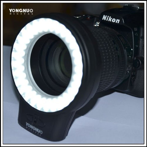 Yongnuo LED WJ60 Macro Photography Ring light for Canon T3, T3i, T2i, T1i, 60D, 50D, 5D, 7D, Nikon, D3100, D5100, D7000, D700, 47mm, 52mm, 58mm, 67mm,