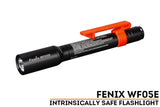 Fenix WF05E 85 lumen Intrinsically safe flashlight with EdisonBright BBX4 battery carry case