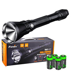 Fenix TK47 UE 3200 Lumen 1339 feet beam dual-purpose LED Flashlight with 4 X EdisonBright CR123A Lithium batteries, Holster & Lanyard bundle