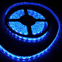 Flexible BLUE LED Strip 16.4ft 300 LED SMD 12V , 5m Waterproof, 5050 B EdisonBright Brand.