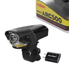 EdisonBright Nebo ARC500 USB rechargeable 500 lumen LED bike light 6641 with USB charger bundle