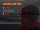 Fenix HL12R USB rechargeable 400 lumen CREE LED headlamp with EdisonBright USB charging cable