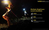 Nitecore UT32 1100 Lumen LED Lightweight Cool White/Warm White Headlamp with EdisonBright battery carry case bundle