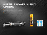 Fenix PD35 v2.0 2018 1000 Lumen Flashlight rechargeable bundle with Fenix USB Rechargeable 3500mAh li-ion Battery & EdisonBright battery carry case
