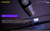 Nitecore GEM 8 UV Jeweler 3000mW Light - 365nm UV