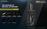 Nitecore P20iX 4000 Lumen USB Rechargeable Tactical Flashlight with EdisonBright Charging Adapter