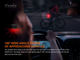 EdisonBright Fenix BC05R V2 USB-C Rechargeable Bike Light Bicycle Red Tail Light Type-C Charging Cable Bundle